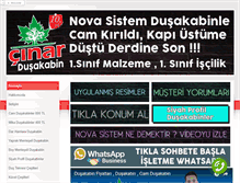 Tablet Screenshot of cinardusakabin.com
